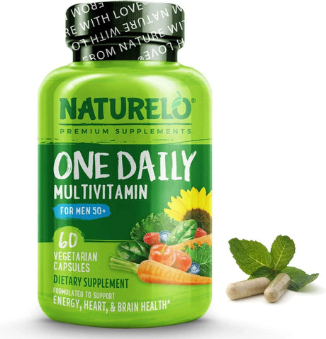 NATURELO - Naturelo One Daily Multivitamin for Men 50+ 60 Capsulas - The Red Vitamin MX - Suplementos Alimenticios - {{ shop.shopifyCountryName }}