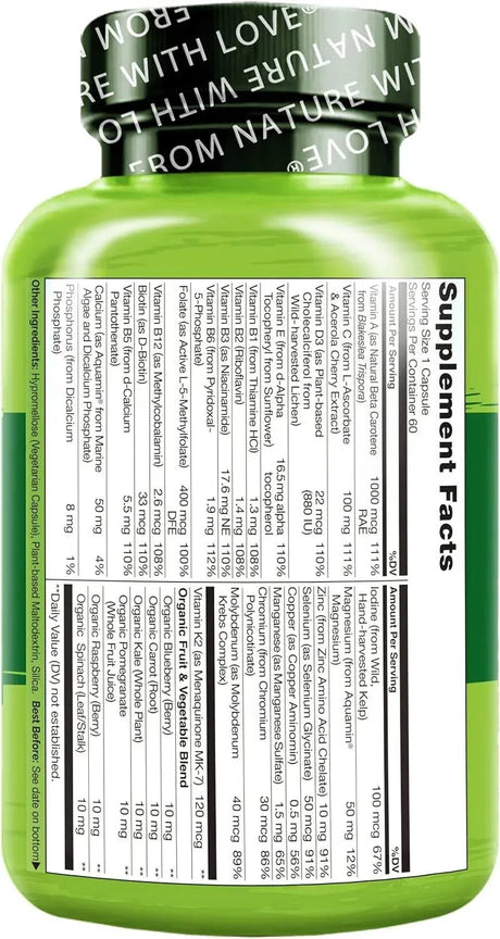 NATURELO - Naturelo One Daily Multivitamin for Men 60 Capsulas - The Red Vitamin MX - Suplementos Alimenticios - {{ shop.shopifyCountryName }}