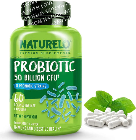 NATURELO - Naturelo Probiotics 50 Billion CFU 60 Capsulas - The Red Vitamin MX - Suplementos Alimenticios - {{ shop.shopifyCountryName }}