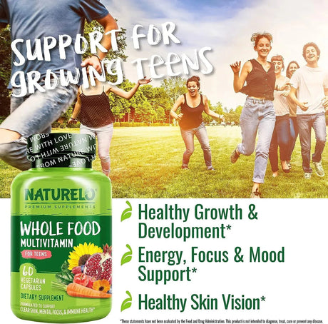 NATURELO - Naturelo Whole Food Multivitamin for Teens 60 Capsulas - The Red Vitamin MX - Suplementos Alimenticios - {{ shop.shopifyCountryName }}