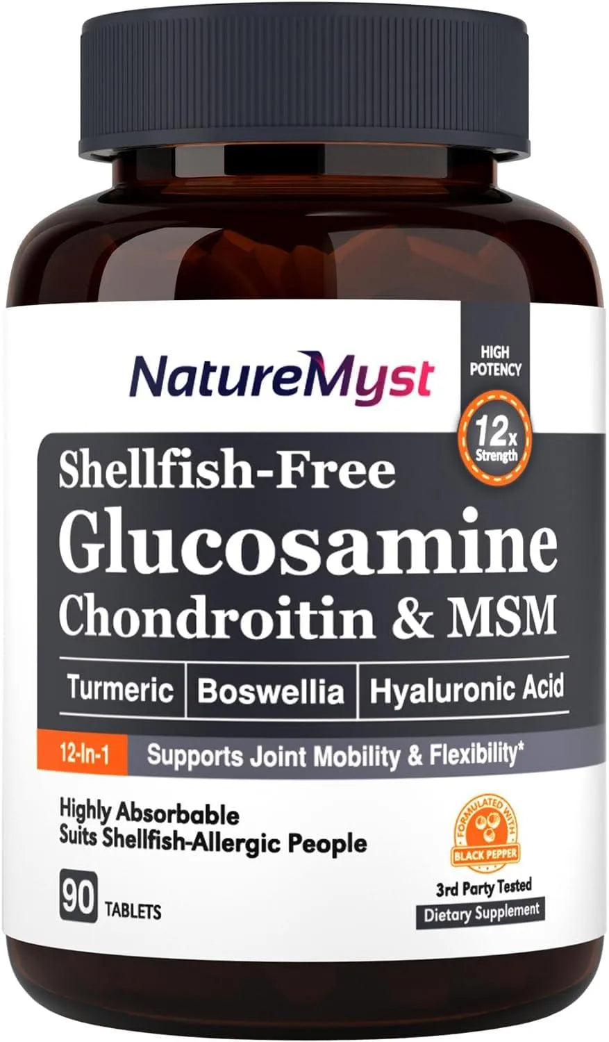 NATUREMYST - NatureMyst Glucosamine Chondroitin & MSM 90 Tabletas - The Red Vitamin MX - Suplementos Alimenticios - {{ shop.shopifyCountryName }}