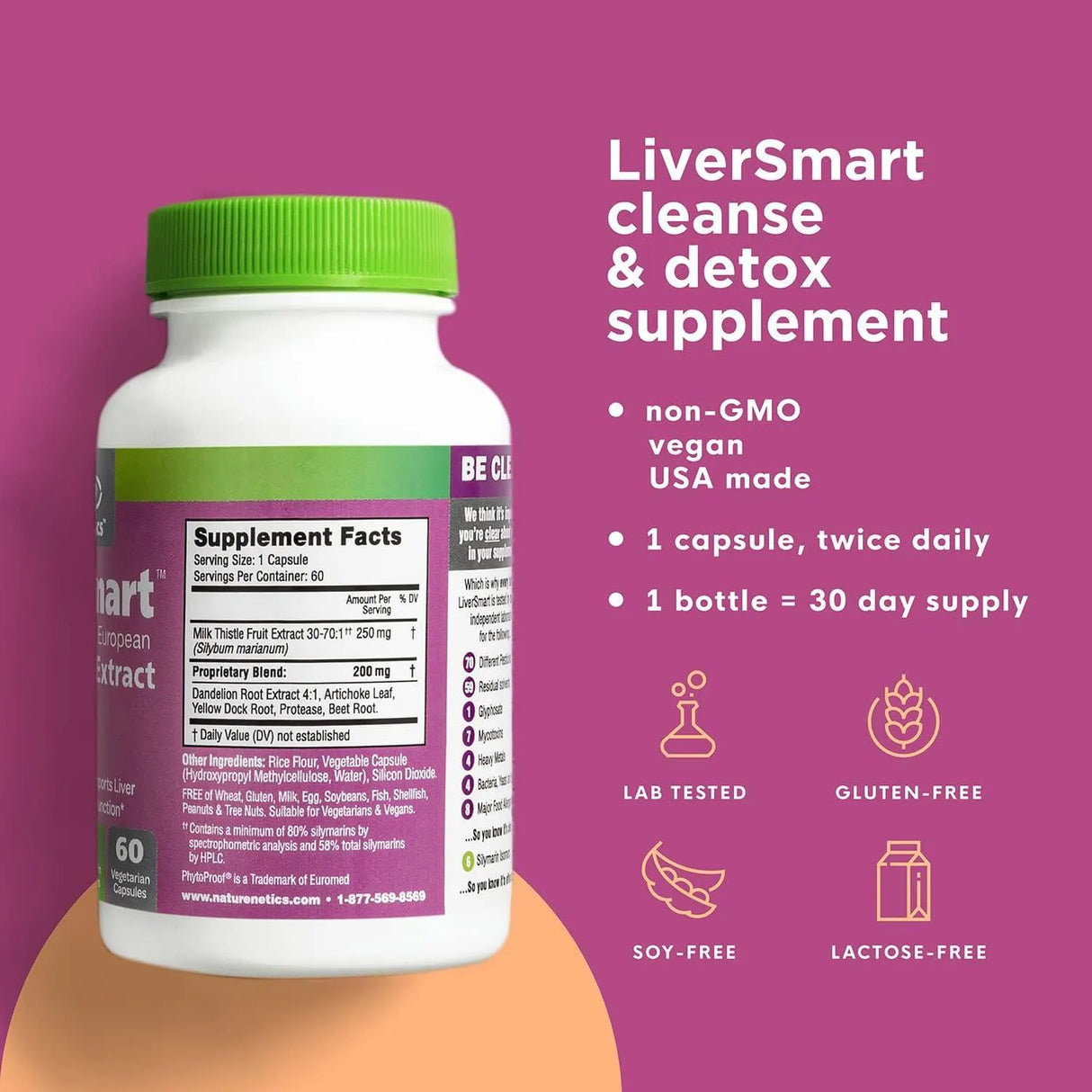 NATURENETICS - Naturenetics Liver Cleanse Detox & Repair Formula 60 Capsulas - The Red Vitamin MX - Suplementos Alimenticios - {{ shop.shopifyCountryName }}