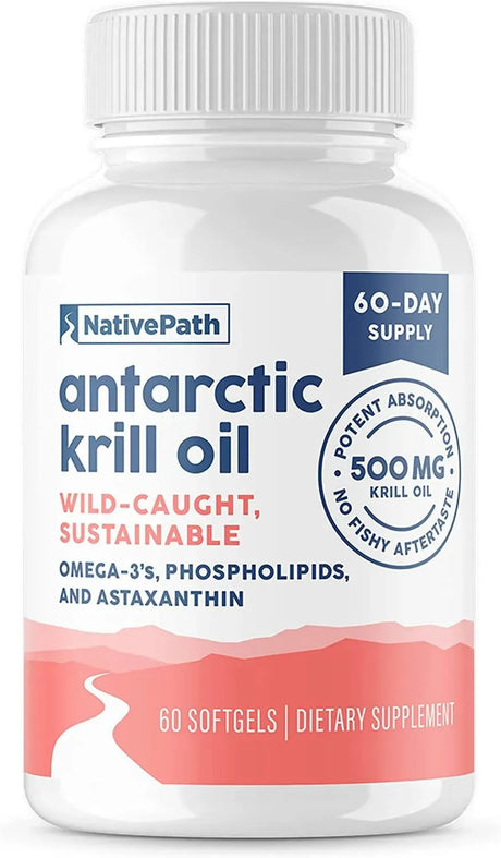 NATUREPATH - NativePath Antarctic Krill Oil 500Mg. 60 Capsulas Blandas - The Red Vitamin MX - Suplementos Alimenticios - {{ shop.shopifyCountryName }}