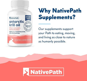 NATUREPATH - NativePath Antarctic Krill Oil 500Mg. 60 Capsulas Blandas - The Red Vitamin MX - Suplementos Alimenticios - {{ shop.shopifyCountryName }}