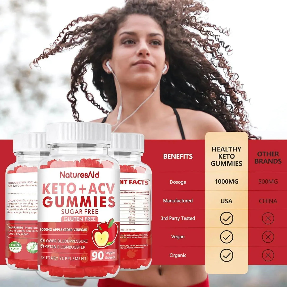 NATURES AID - Natures Aid Keto Acv Gummies 90 Gomitas 2 Pack - The Red Vitamin MX - Suplementos Alimenticios - {{ shop.shopifyCountryName }}