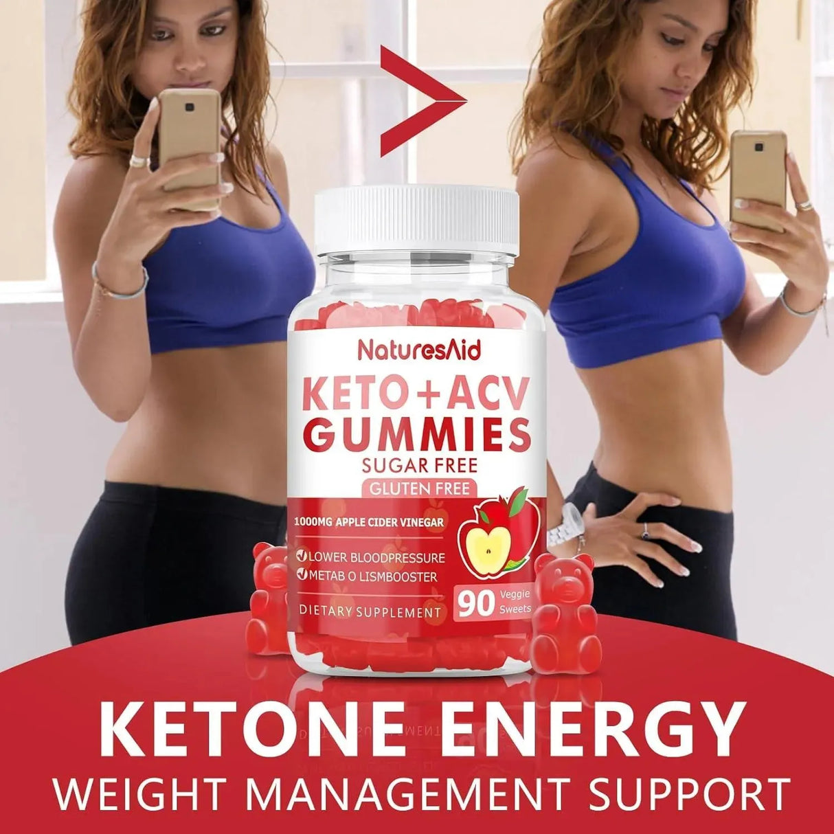 NATURES AID - Natures Aid Keto Acv Gummies 90 Gomitas 2 Pack - The Red Vitamin MX - Suplementos Alimenticios - {{ shop.shopifyCountryName }}