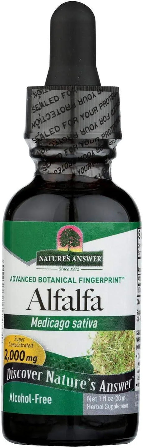 NATURE´S ANSWER - Nature's Answer Alcohol-Free Alfalfa Herb Extract 1 Fl.Oz. - The Red Vitamin MX - Suplementos Alimenticios - {{ shop.shopifyCountryName }}