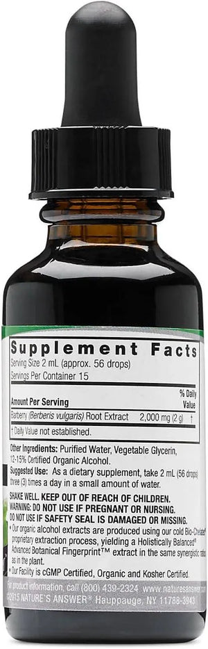 NATURE´S ANSWER - Nature's Answer Barberry Root 1 Fl.Oz. - The Red Vitamin MX - Suplementos Alimenticios - {{ shop.shopifyCountryName }}