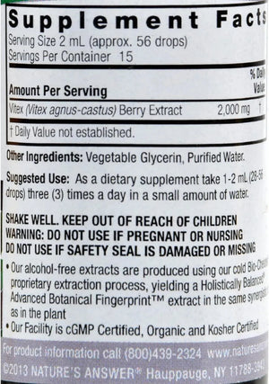 NATURE´S ANSWER - Nature's Answer Baya Casto Berry 1 Fl.Oz. - The Red Vitamin MX - Suplementos Alimenticios - {{ shop.shopifyCountryName }}