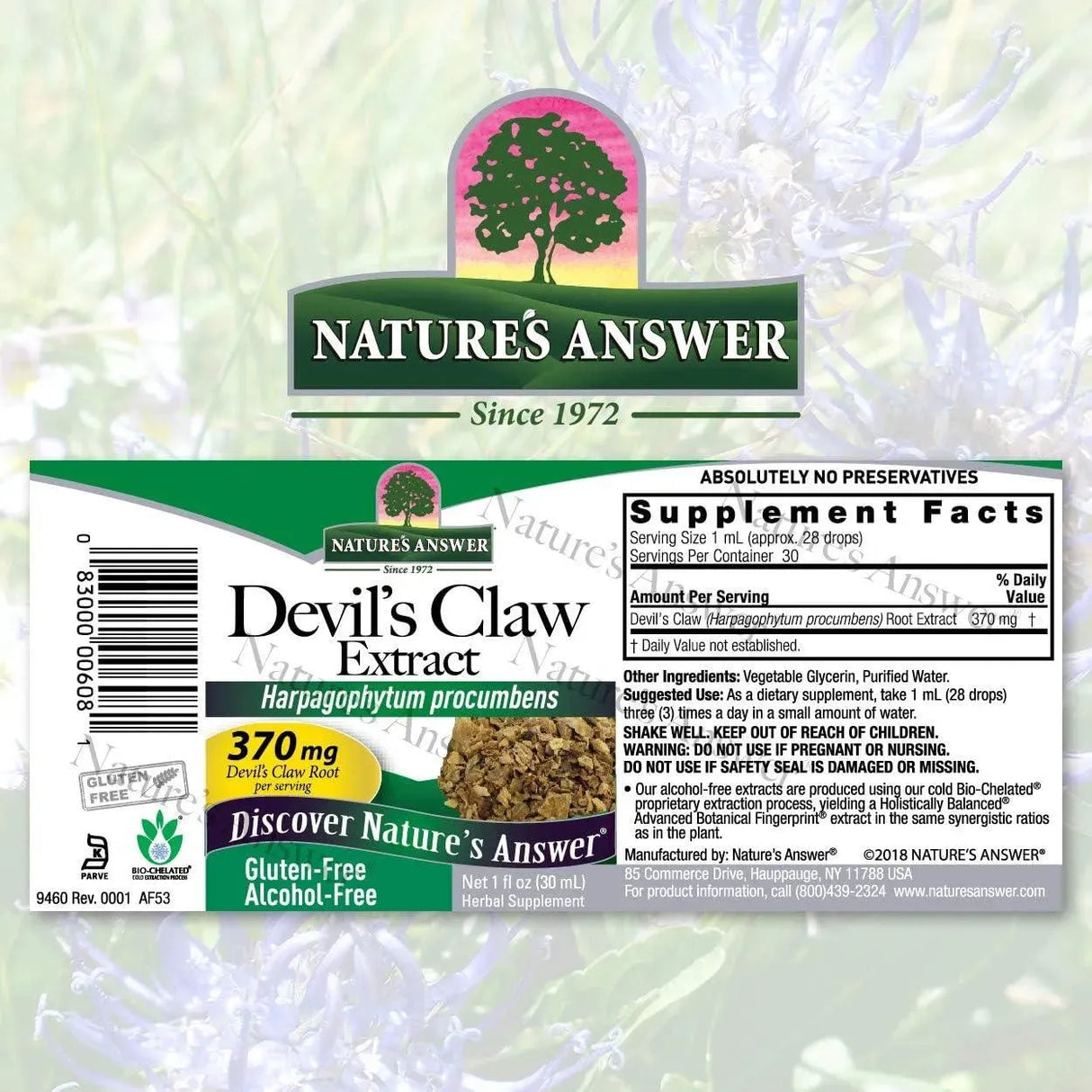 NATURE´S ANSWER - Nature's Answer Devil's Claw Root Alcohol Free Extract 30Ml. - The Red Vitamin MX - Suplementos Alimenticios - {{ shop.shopifyCountryName }}