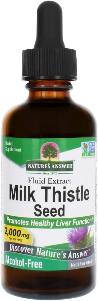 NATURE´S ANSWER - Nature's Answer Milk Thistle Extract 2000Mg. 60Ml. - The Red Vitamin MX - Suplementos Alimenticios - {{ shop.shopifyCountryName }}