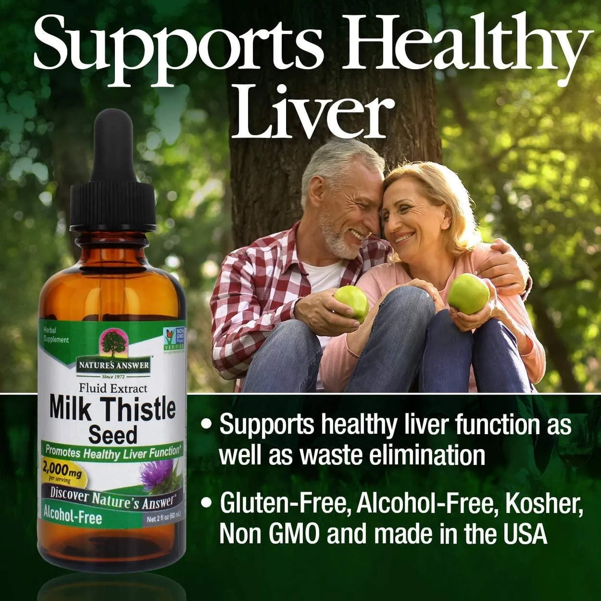 NATURE´S ANSWER - Nature's Answer Milk Thistle Extract 2000Mg. 60Ml. - The Red Vitamin MX - Suplementos Alimenticios - {{ shop.shopifyCountryName }}