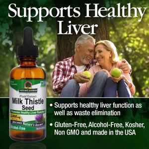 NATURE´S ANSWER - Nature's Answer Milk Thistle Extract 2000Mg. 60Ml. - The Red Vitamin MX - Suplementos Alimenticios - {{ shop.shopifyCountryName }}