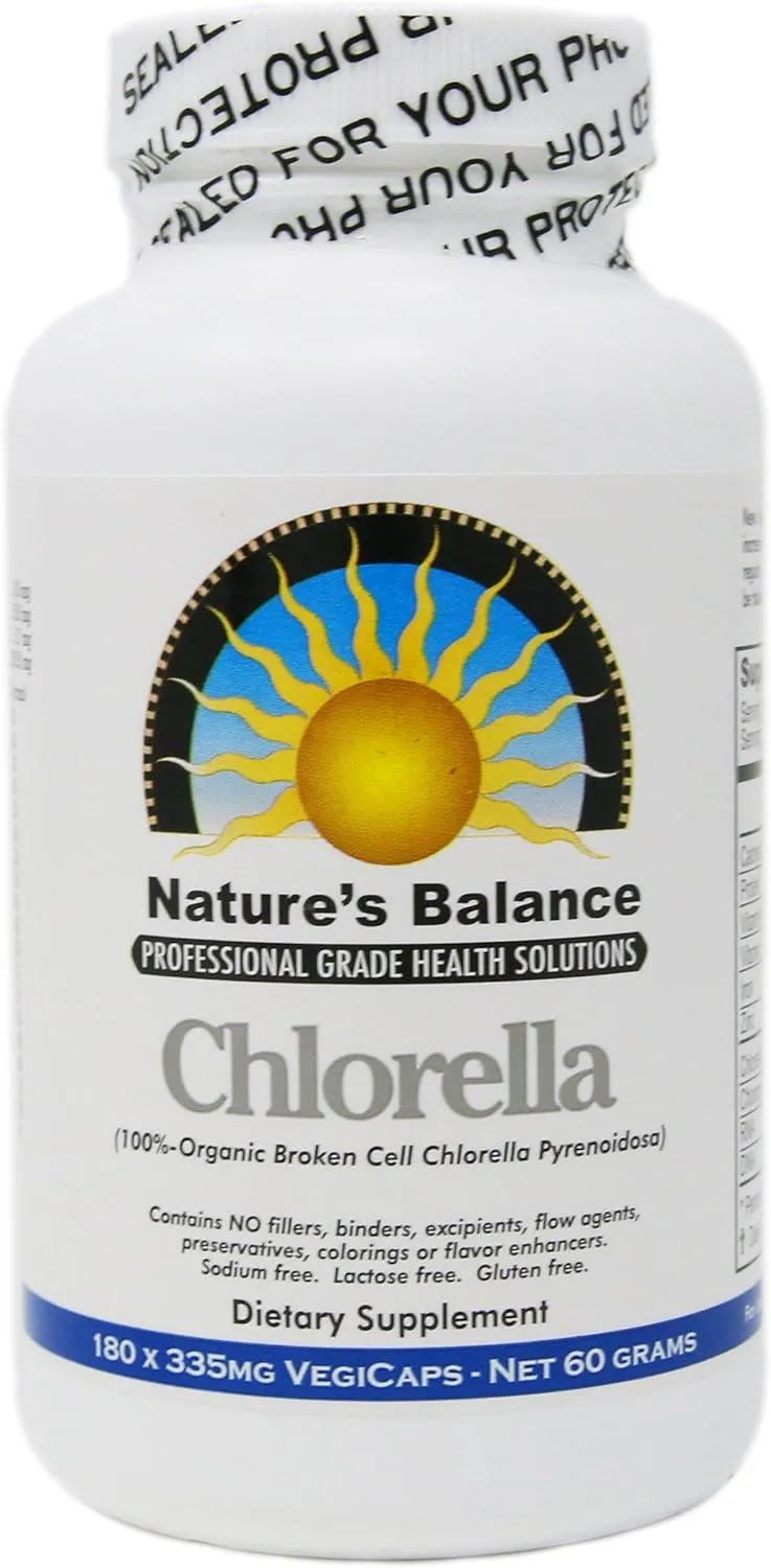 NATURE´S BALANCE - Nature's Balance Premium Grade Chlorella 180 Capsulas - The Red Vitamin MX - Suplementos Alimenticios - {{ shop.shopifyCountryName }}