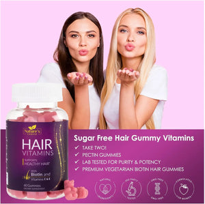 NATURES CHOICE - Nature's Choice Hair Vitamins Gummies with Biotin 60 Gomitas - The Red Vitamin MX - Suplementos Alimenticios - {{ shop.shopifyCountryName }}