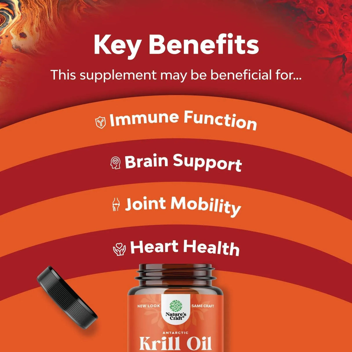 NATURES CRAFT - Nature's Craft Antarctic Krill Oil 1000Mg. 120 Capsulas Blandas - The Red Vitamin MX - Suplementos Alimenticios - {{ shop.shopifyCountryName }}