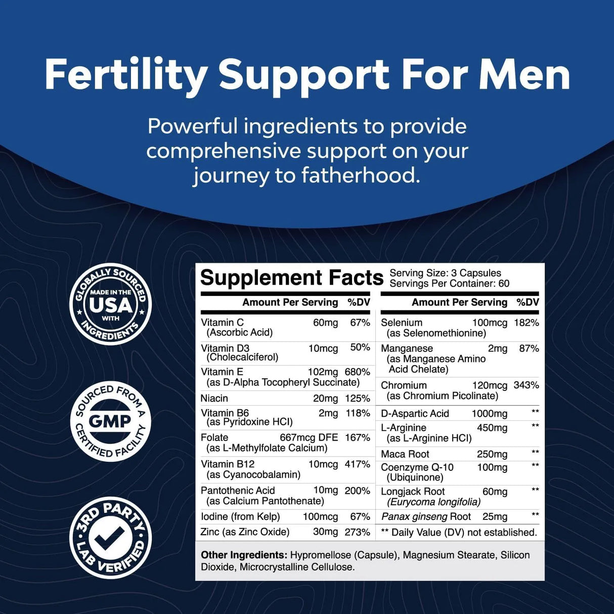 NATURES CRAFT - Nature's Craft Male Fertility Support - The Red Vitamin MX - Suplementos Alimenticios - {{ shop.shopifyCountryName }}