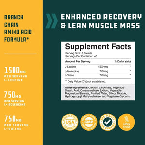 NATURES CRAFT - Natures Craft Branch Chain Amino Acids 120 Tabletas - The Red Vitamin MX - Suplementos Alimenticios - {{ shop.shopifyCountryName }}