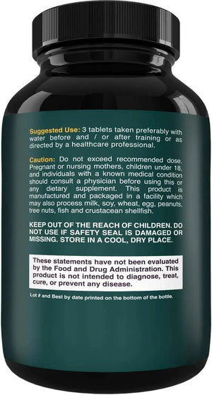 NATURES CRAFT - Natures Craft Branch Chain Amino Acids 120 Tabletas - The Red Vitamin MX - Suplementos Alimenticios - {{ shop.shopifyCountryName }}