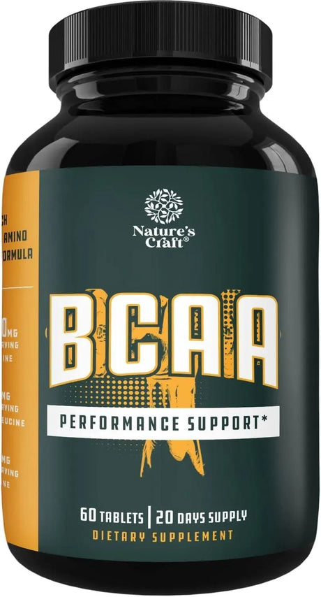 NATURES CRAFT - Natures Craft Branch Chain Amino Acids 60 Tabletas - The Red Vitamin MX - Suplementos Alimenticios - {{ shop.shopifyCountryName }}