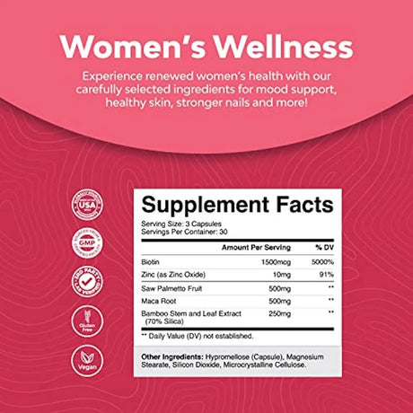 NATURES CRAFT - Natures Craft Extra Strength Saw Palmetto for Women 90 Capsulas - The Red Vitamin MX - Suplementos Alimenticios - {{ shop.shopifyCountryName }}