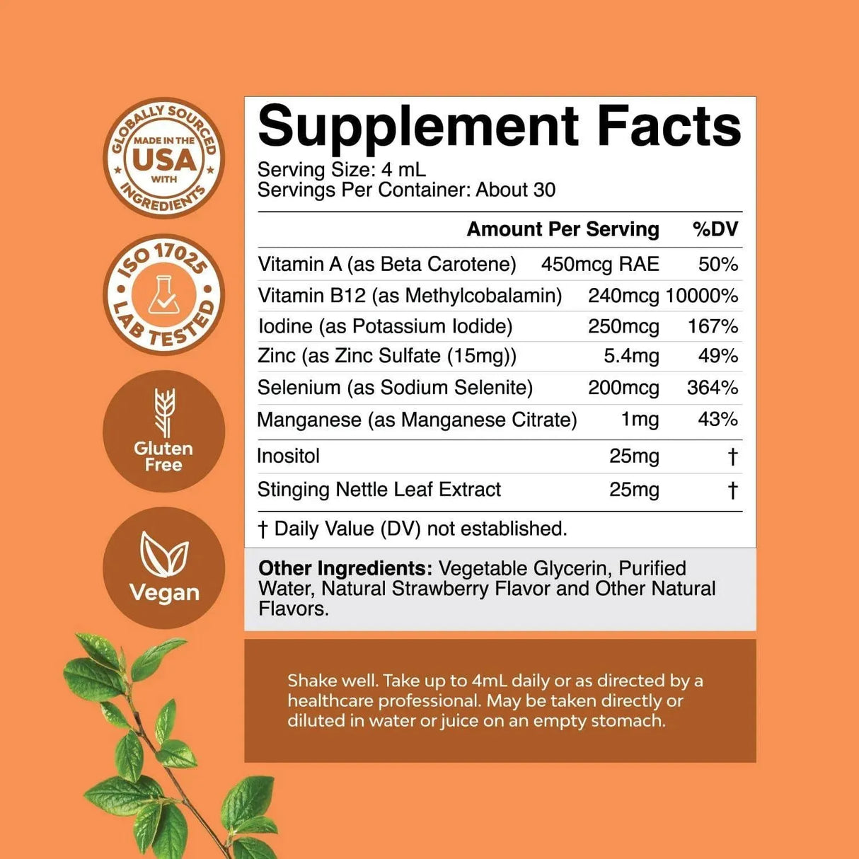 NATURES CRAFT - Natures Craft High Absorption Thyroid Support 120Ml. - The Red Vitamin MX - Suplementos Alimenticios - {{ shop.shopifyCountryName }}