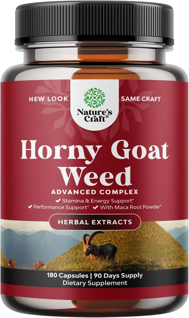 NATURES CRAFT - Natures Craft Horny Goat Weed 180 Capsulas - The Red Vitamin MX - Suplementos Alimenticios - {{ shop.shopifyCountryName }}