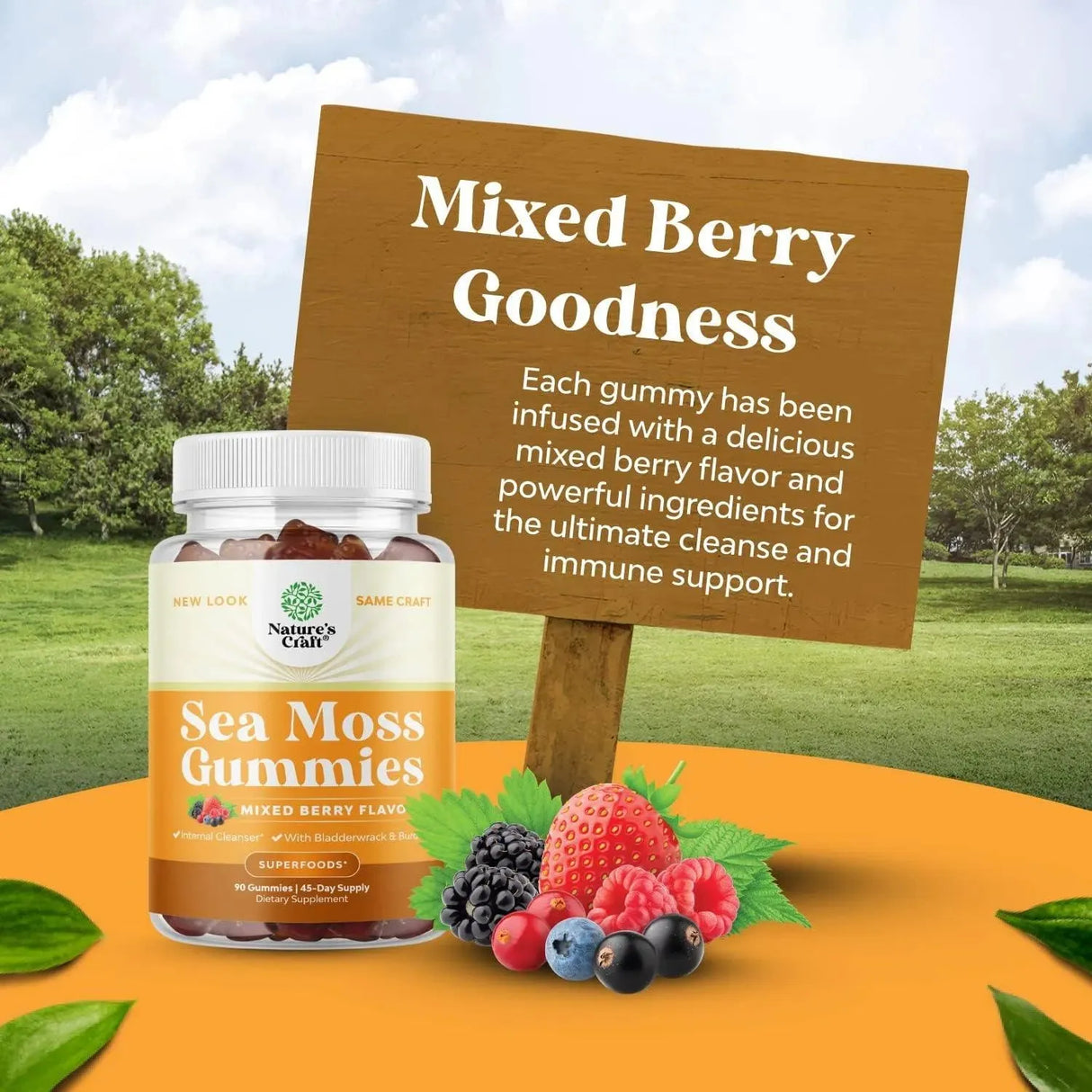 NATURES CRAFT - Natures Craft Irish Sea Moss Gummies 90 Gomitas - The Red Vitamin MX - Suplementos Alimenticios - {{ shop.shopifyCountryName }}