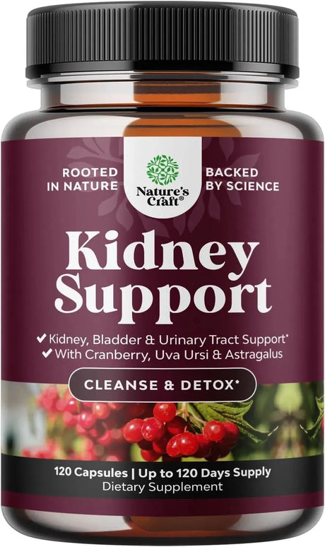 NATURES CRAFT - Natures Craft Kidney Support 120 Capsulas - The Red Vitamin MX - Suplementos Alimenticios - {{ shop.shopifyCountryName }}
