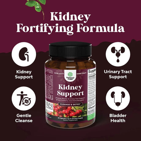 NATURES CRAFT - Natures Craft Kidney Support 60 Capsulas - The Red Vitamin MX - Suplementos Alimenticios - {{ shop.shopifyCountryName }}