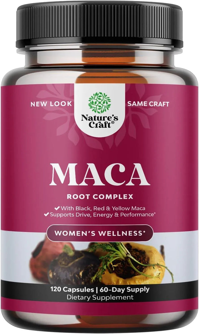 NATURES CRAFT - Natures Craft Maca Root Capsules for Women 120 Capsulas - The Red Vitamin MX - Suplementos Alimenticios - {{ shop.shopifyCountryName }}