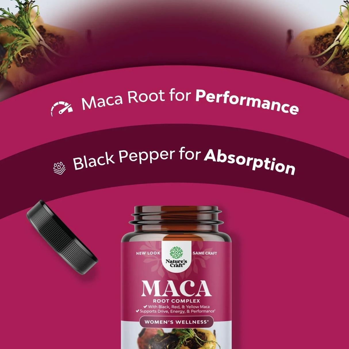 NATURES CRAFT - Natures Craft Maca Root Capsules for Women 120 Capsulas - The Red Vitamin MX - Suplementos Alimenticios - {{ shop.shopifyCountryName }}