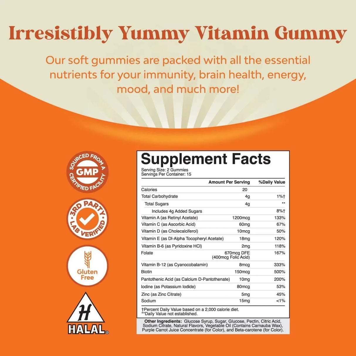 NATURES CRAFT - Natures Craft Potent Daily Multivitamin 30 Gomitas - The Red Vitamin MX - Suplementos Alimenticios - {{ shop.shopifyCountryName }}