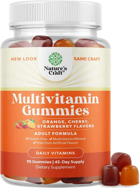 NATURES CRAFT - Natures Craft Potent Daily Multivitamin 90 Gomitas - The Red Vitamin MX - Suplementos Alimenticios - {{ shop.shopifyCountryName }}