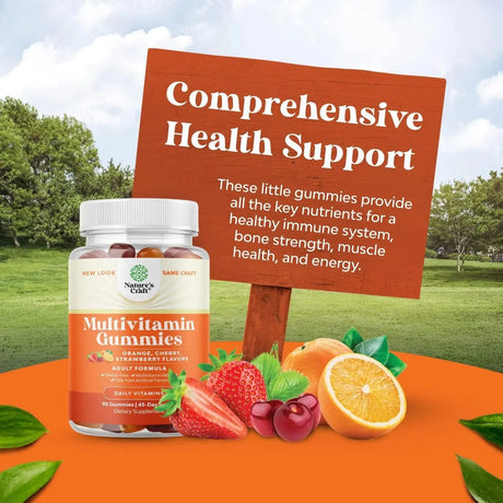 NATURES CRAFT - Natures Craft Potent Daily Multivitamin 90 Gomitas - The Red Vitamin MX - Suplementos Alimenticios - {{ shop.shopifyCountryName }}