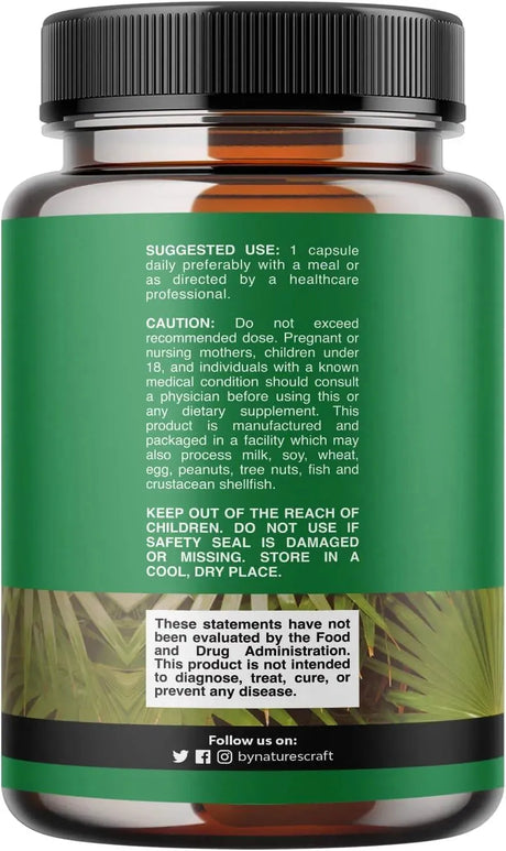 NATURES CRAFT - Natures Craft Pure Saw Palmetto Extract 30 Capsulas - The Red Vitamin MX - Suplementos Alimenticios - {{ shop.shopifyCountryName }}