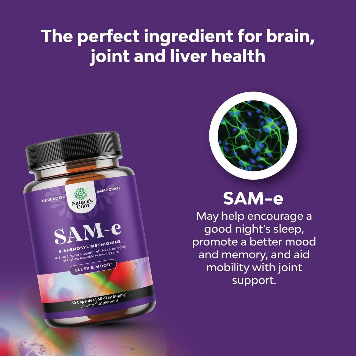 NATURES CRAFT - Natures Craft Sam-E 200Mg. 60 Capsulas - The Red Vitamin MX - Suplementos Alimenticios - {{ shop.shopifyCountryName }}