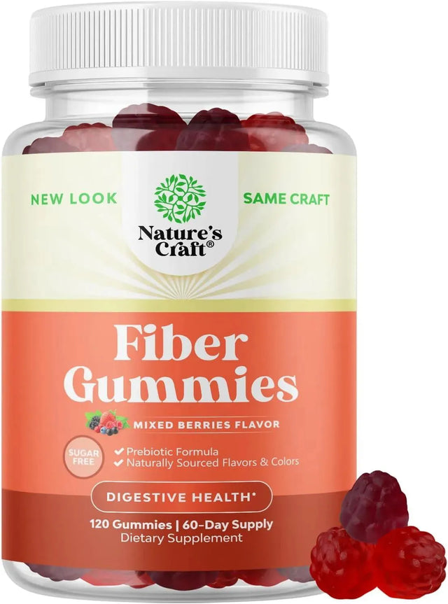 NATURES CRAFT - Natures Craft Sugar Free Fiber Gummies for Adults 120 Gomitas - The Red Vitamin MX - Suplementos Alimenticios - {{ shop.shopifyCountryName }}