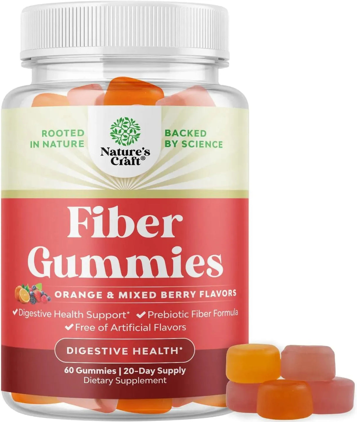 NATURES CRAFT - Natures Craft Tasty Prebiotic Fiber Gummies for Adults 60 Gomitas - The Red Vitamin MX - Suplementos Alimenticios - {{ shop.shopifyCountryName }}