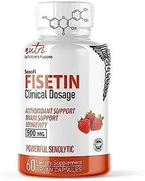 NATURE´S FUSIONS - Nature's Fusions Fisetin 500Mg. 60 Capsulas - The Red Vitamin MX - Suplementos Alimenticios - {{ shop.shopifyCountryName }}