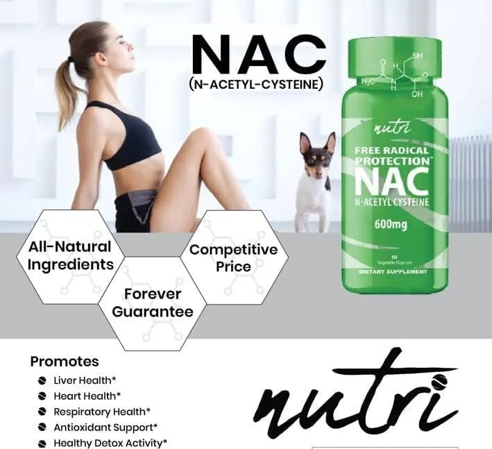 NATURE´S FUSIONS - Nature's Fusions NAC N-Acetyl Cysteine 600Mg. 120 Capsulas - The Red Vitamin MX - Suplementos Alimenticios - {{ shop.shopifyCountryName }}