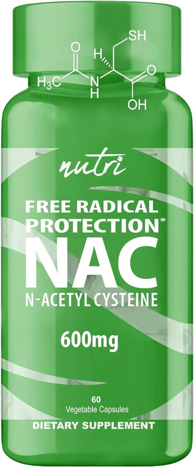 NATURE´S FUSIONS - Nature's Fusions NAC N-Acetyl Cysteine 600Mg. 60 Capsulas - The Red Vitamin MX - Suplementos Alimenticios - {{ shop.shopifyCountryName }}