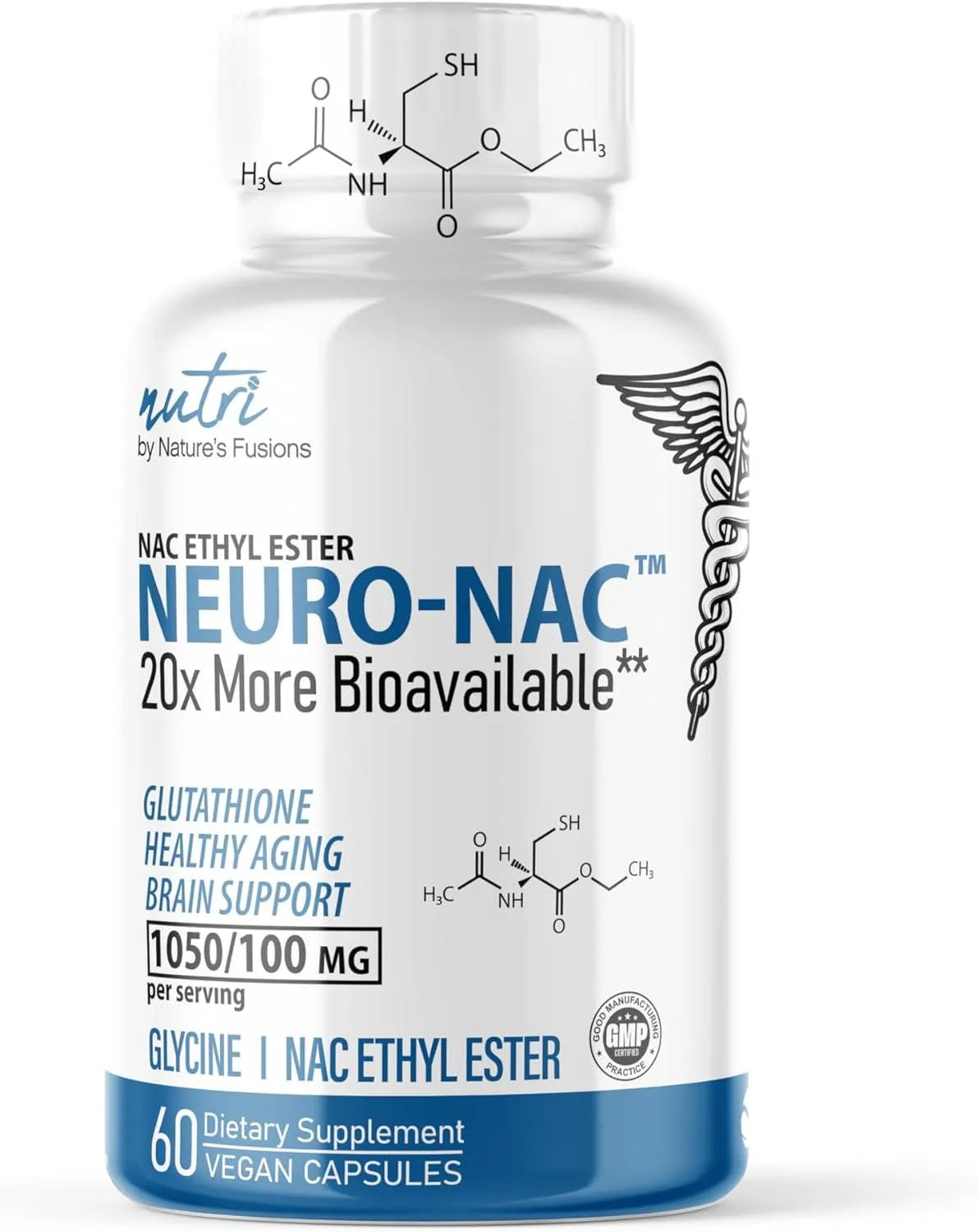 NATURE´S FUSIONS - Nature's Fusions Neuro NAC Supplement N-Acetyl Cysteine Ethyl Ester 60 Capsulas - The Red Vitamin MX - Suplementos Alimenticios - {{ shop.shopifyCountryName }}