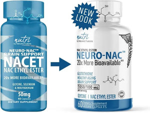 NATURE´S FUSIONS - Nature's Fusions Neuro NAC Supplement N-Acetyl Cysteine Ethyl Ester 60 Capsulas - The Red Vitamin MX - Suplementos Alimenticios - {{ shop.shopifyCountryName }}