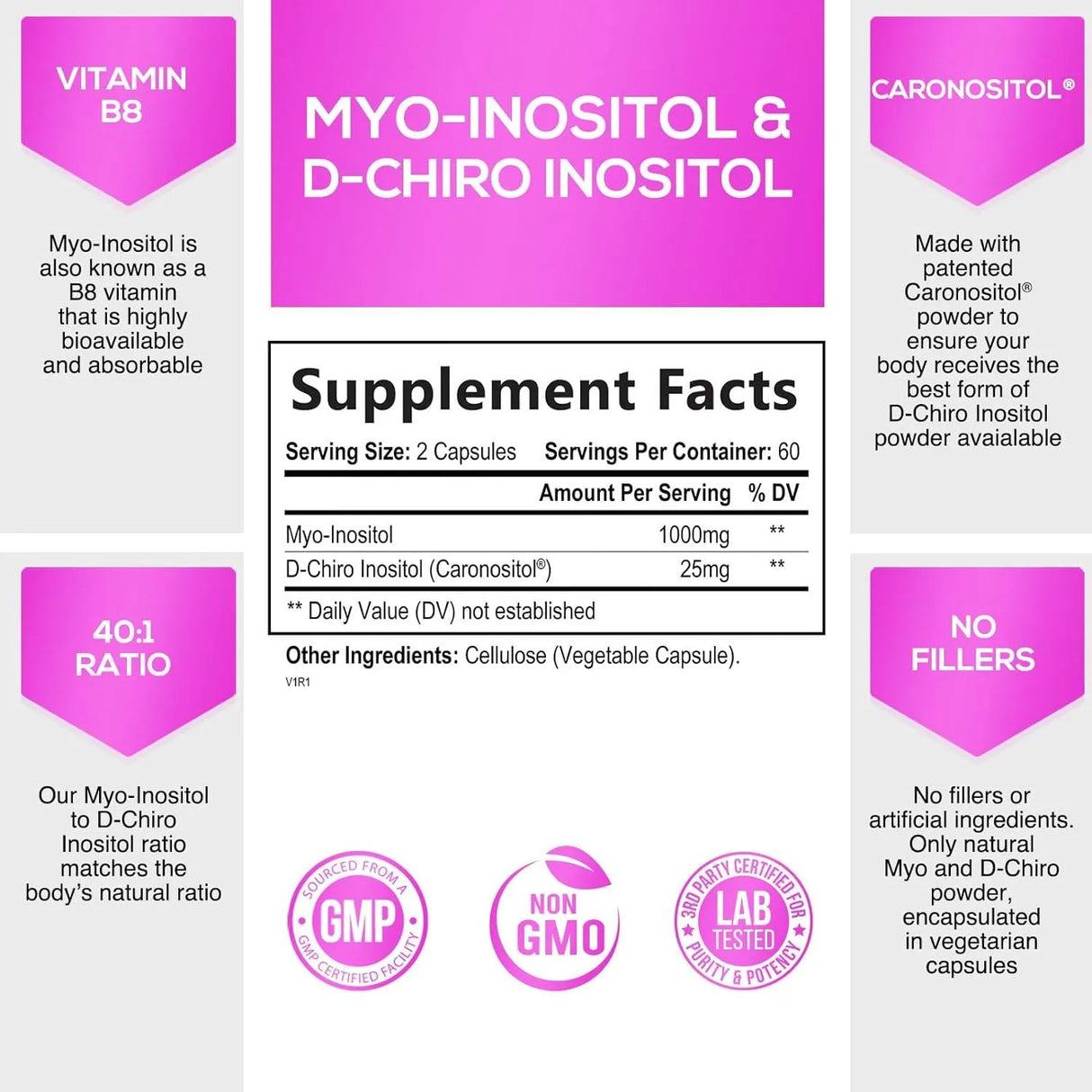 NATURE´S GLOW - Nature's Glow Myo-Inositol & D-Chiro Inositol 120 Capsulas - The Red Vitamin MX - Suplementos Alimenticios - {{ shop.shopifyCountryName }}