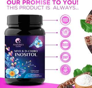 NATURE´S GLOW - Nature's Glow Myo-Inositol & D-Chiro Inositol 120 Capsulas - The Red Vitamin MX - Suplementos Alimenticios - {{ shop.shopifyCountryName }}