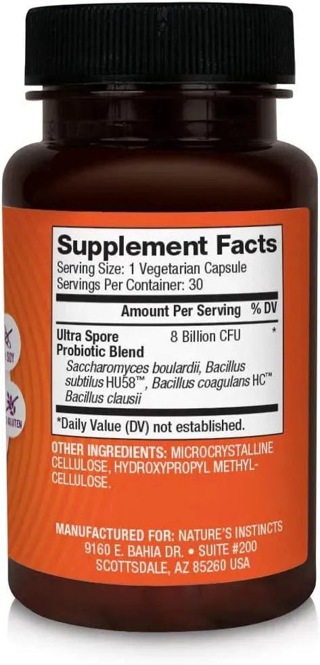 NATURES INSTINCTS - Natures Instincts Ultra Spore Probiotic 30 Capsulas - The Red Vitamin MX - Suplementos Alimenticios - {{ shop.shopifyCountryName }}