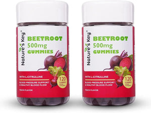 NATURE´S KEY - Nature's Key Beetroot Gummies 120 Gomitas 2 Pack - The Red Vitamin MX - Suplementos Alimenticios - {{ shop.shopifyCountryName }}