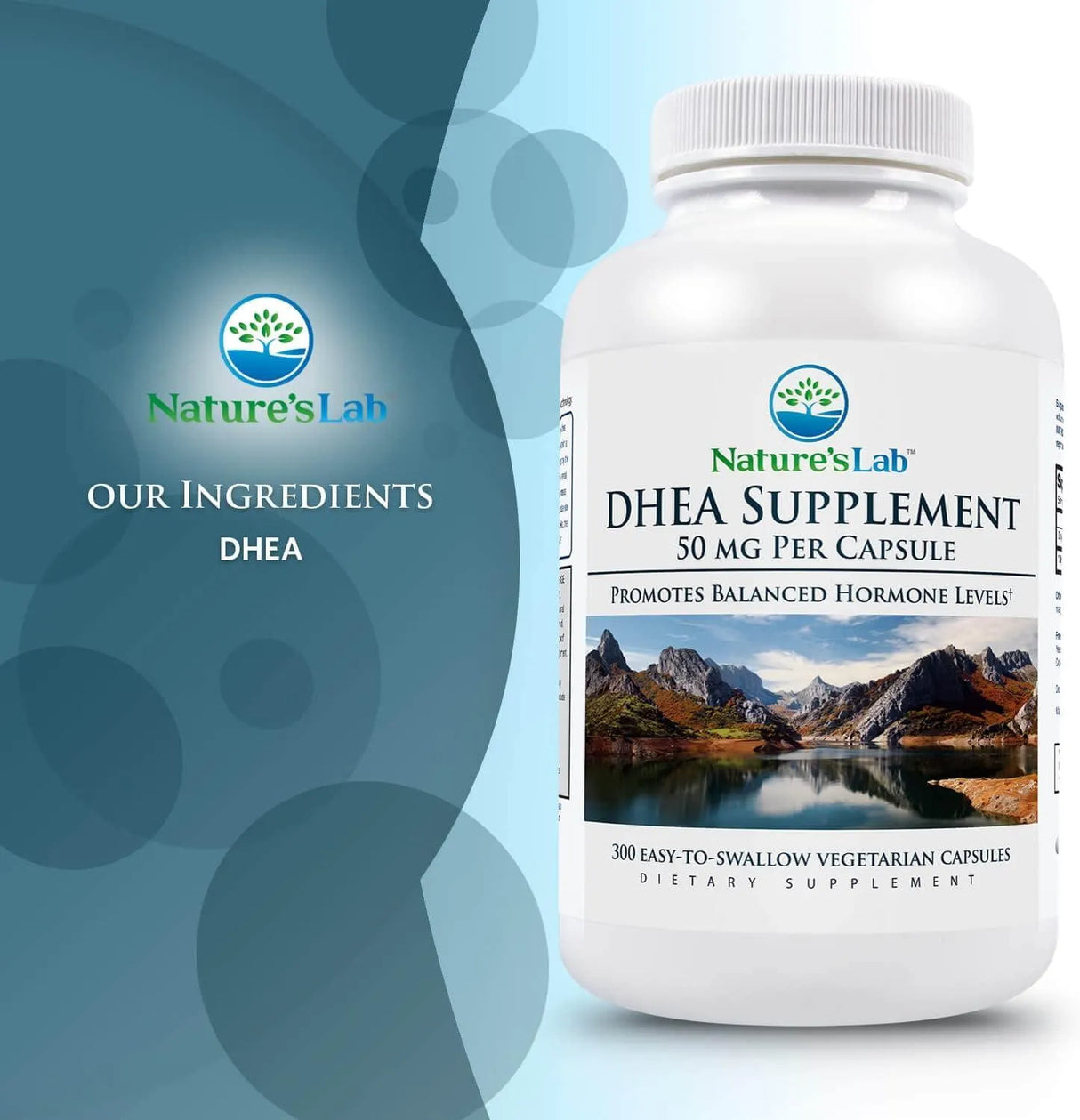 NATURES LAB - Nature's Lab DHEA 50Mg. 300 Capsulas - The Red Vitamin MX - Suplementos Alimenticios - {{ shop.shopifyCountryName }}