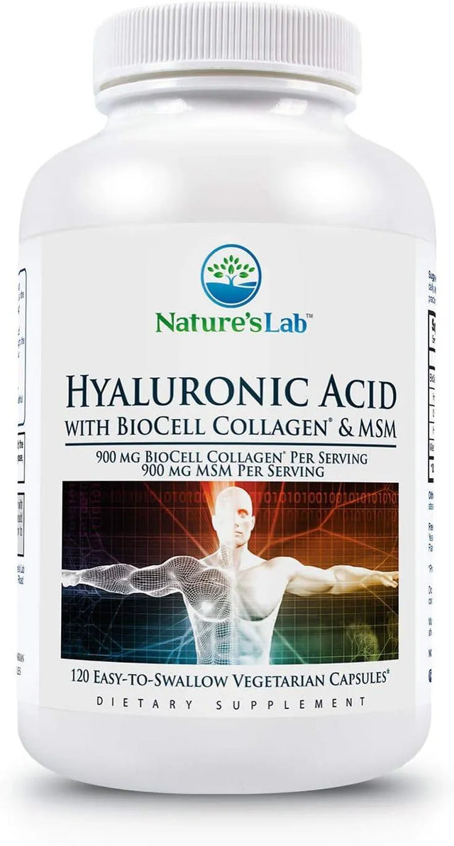 NATURES LAB - Nature's Lab Hyaluronic Acid with Biocell Collagen and MSM 120 Capsulas - The Red Vitamin MX - Suplementos Alimenticios - {{ shop.shopifyCountryName }}